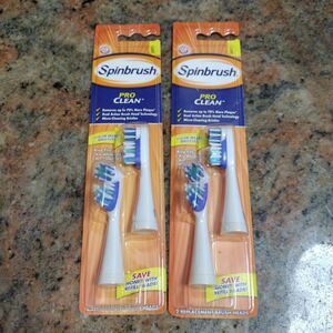 Arm & Hammer Spinbrush Pro Clean Replacement Heads 4 Refills Soft White 00080